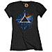 Pink Floyd - The Dark Side Of The Moon Blue Splatter (T-Shirt Donna Tg. L)  - Foto miniatura 1