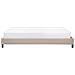 Letto Imbottito Beige Con Telaio 140 X 200 Cm Roanne - Foto miniatura 15