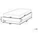 Letto Imbottito Beige Con Telaio 140 X 200 Cm Roanne - Foto miniatura 12