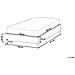 Letto Imbottito Beige Con Telaio 140 X 200 Cm Roanne - Foto miniatura 17