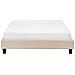 Letto Imbottito Beige Con Telaio 140 X 200 Cm Roanne - Foto miniatura 18