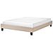 Letto Imbottito Beige Con Telaio 140 X 200 Cm Roanne - Foto miniatura 19