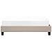 Letto Imbottito Beige Con Telaio 140 X 200 Cm Roanne - Foto miniatura 5