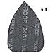 Black&decker Fogli Abras. 3pz. gr. 120 Mouse X39127 - Foto miniatura 1