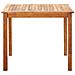 Set Pranzo da Giardino 5 pz Polyrattan e Legno d'Acacia Grigio - Foto miniatura 3