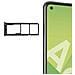 Alloggio Sim Samsung Galaxy A21s Supporto Scheda Sim + Scheda Micro Sd - Nero - Foto miniatura 3