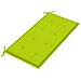 Cuscino Per Panca Giardino Verde Brillante 100x50x4 Cm Tessuto - Foto miniatura 2