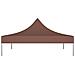Tetto Per Tendone Per Feste 2x2 M Marrone 270 G / m? - Foto miniatura 4