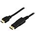 Cavo Monitor Deltaco Displayport A Hdmi, 20 Pin Ha - Ha 1m, Nero - Foto miniatura 1
