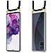 Cadorabo Catena Di Telefoni Cellulari Compatibile Con Samsung Galaxy A51 In Nero - Coperchio Protettivo In Silicone Con Anelli D'oro, Cinturino In Corda E Custodia Staccabile - Foto miniatura 8