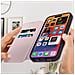 Custodia Iphone 14 Pro Max Portafoglio Supporto Video Rose Gold - Foto miniatura 2