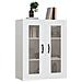 Armadietto Pensile A Parete Bianco 69,5x34x90 Cm - Foto miniatura 6