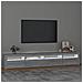 Mobile Porta TV con Luci LED Grigio Sonoma 240x35x40 cm - Foto miniatura 3