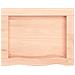 Ripiano a Parete 40x30x (2-4) cm Massello Rovere Non Trattato - Foto miniatura 3