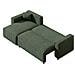 Cosy Divano Ad Angolo Trasformabile In Velluto A Coste Verde - Foto miniatura 2