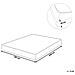 Coprimaterasso Elasticizzato Janbu Cotone Beige Sabbia - Foto miniatura 2