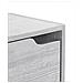 Scarpiera 3 Ante Ripiani Porta Scarpe Doppia Profondita Legno 63x24x115 Grigio - Foto miniatura 3