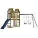 Set da Gioco da Esterno in Legno di Pino Impregnato - Foto miniatura 2