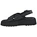 Black Casual Open Sandals Sandali Pelle Scarpe Donna Nero Eu 40, 5-28201-20 001 - Foto miniatura 3