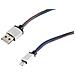 S-conn 14-50025 Cavo Usb A Per Cellulare Lightning Blue Da 1 M (14-50025) - Foto miniatura 1