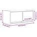 Mobile Porta TV Grigio Sonoma 60x31x25,5 cm Legno Multistrato - Foto miniatura 3