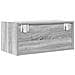 Mobile Porta TV Grigio Sonoma 60x31x25,5 cm Legno Multistrato - Foto miniatura 9
