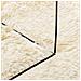 Tappeto Shaggy a Pelo Lungo NAVARRA Crema 160x160 cm poliestere - Foto miniatura 4