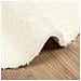 Tappeto Shaggy a Pelo Lungo NAVARRA Crema 160x160 cm poliestere - Foto miniatura 5