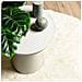 Tappeto Shaggy a Pelo Lungo NAVARRA Crema 160x160 cm poliestere - Foto miniatura 8