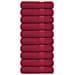 Asciugamani Doccia 10 Pz Bordeaux 70x140cm 360 G/m 100% Cotone - Foto miniatura 1