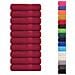Asciugamani Doccia 10 Pz Bordeaux 70x140cm 360 G/m 100% Cotone - Foto miniatura 2