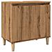 Mobile Lavabo Rovere Artigianale 58x33x60 Cm Legno Multistrato - Foto miniatura 2