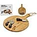 Tagliere Per Formaggio Con Manico In Bambù E Utensili - Foto miniatura 1