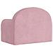 Divano Per Bambini Rosa In Morbido Peluche - Foto miniatura 4