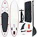 Lusso Casadino -  Set Tavola Da Sup E Surf Gonfiabile Rosso E Bianco - Foto miniatura 2