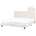 Letto Bouclé Albi 180 X 200 Cm Bianco Sporco - Foto miniatura 2