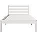 Letto con testata Bianca 100x210 cm Legno massello di pino - Foto miniatura 5