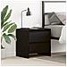 Comodino  Nero Rovere 45x34x44,5 cm Legno ingegnerizzato - Foto miniatura 2