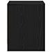 Comodino  Nero Rovere 45x34x44,5 cm Legno ingegnerizzato - Foto miniatura 7