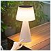 Lampada Da Tavolo A Led, Wireless, A Batteria Solare, Moderna, Dimmerabile, Da Comodino, Per Soggiorno - Foto miniatura 2