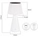 Lampada Da Tavolo A Led, Wireless, A Batteria Solare, Moderna, Dimmerabile, Da Comodino, Per Soggiorno - Foto miniatura 5
