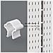 Clip Per Cavi Verticali Per Pannello Forato - Set Da 15 Pezzi - Organizzazione E Decorazione Versatile White - Foto miniatura 5