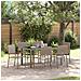 Set da Pranzo per Giardino 7 pcs Grigio 150 x 90 x 75 cm - Foto miniatura 2