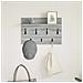 Appendiabiti a muro Grigio sonoma 60 x 40 x 12 cm - Foto miniatura 4