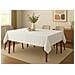 Tovaglia Cucina Soggiorno Antimacchia Idrorepellente Linen 140x230cm Bianco - Foto miniatura 5