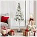 Albero di Natale con luci a strisce a LED Bianco 120 cm PE - Foto miniatura 2