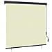 Tenda a Rullo Esterna Rigato Crema 180 x 250 cm Tessuto - Foto miniatura 1