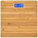 HBAS1489 bilance pesapersone Quadrato Bamboo Bilancia pesapersone elettronica - Foto miniatura 1