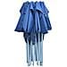 Tenda Party Blu 280 x 410 x 315 cm Tessuto Oxford - Foto miniatura 4