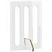 Recinto pieghevole per animali 2 pcs Bianco Lucido - Foto miniatura 4